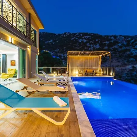 Villa La Celine- Luxury Sea View With Private Infinity Pool In Islamlar-kalkan Kalkan