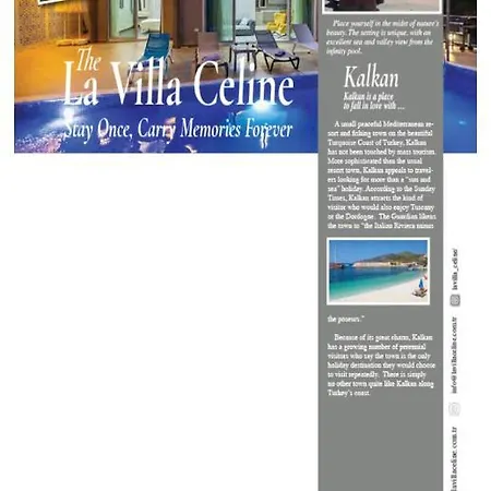 La Celine- Luxury Sea View With Private Infinity Pool In Islamlar-kalkan Villa