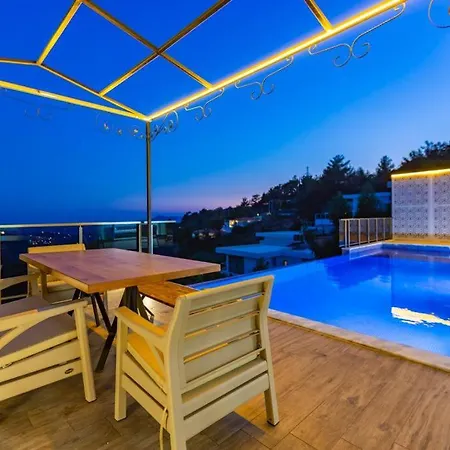 La Celine- Xlarge Complete Privacy In Nature, Pool With Wonderful View Villa Kalkan