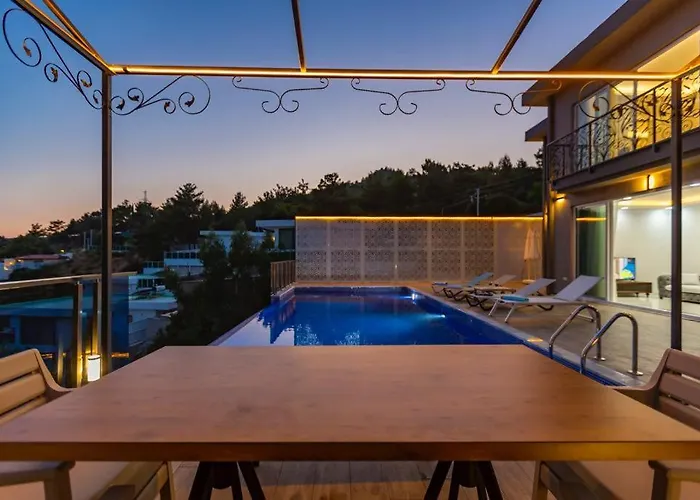 La Celine- Xlarge Complete Privacy In Nature, Pool With Wonderful View Villa Kalkan