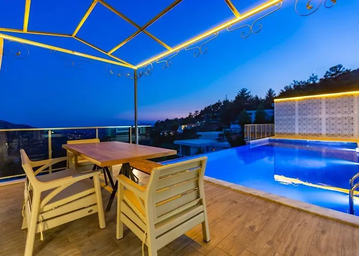 La Celine- Xlarge Complete Privacy In Nature, Pool With Wonderful View Villa Kalkan