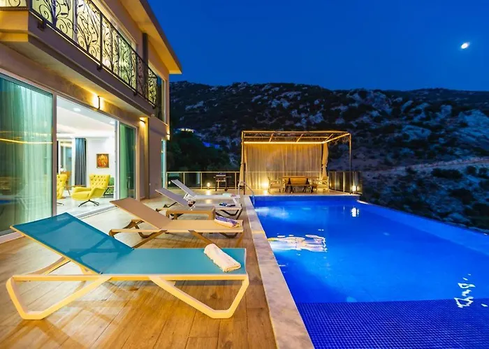 Villa La Celine- Xlarge Complete Privacy In Nature, Pool With Wonderful View Kalkan
