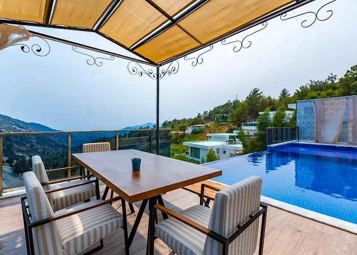 La Celine- Xlarge Complete Privacy In Nature, Pool With Wonderful View Villa Kalkan